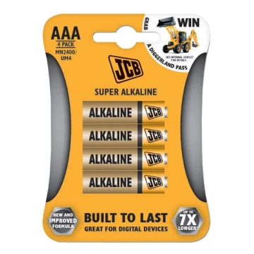 JCB-LR03-4B - Alkáli elem 4db AAA 1,5V