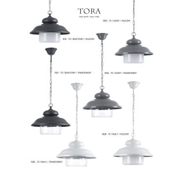 Jupiter 1505 - Csillár láncon TORA 1xE27/60W/230V