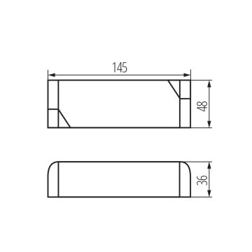 LED Elektromos transzformátor 30W/24V