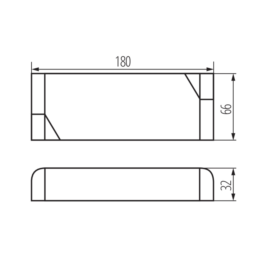 LED Elektromos transzformátor 100W/24V