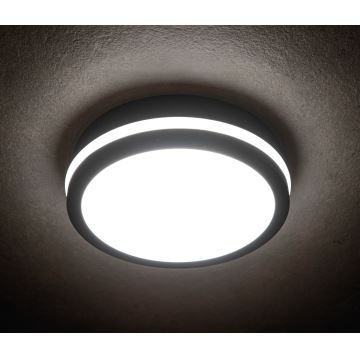 LED Kültéri lámpa érzékelővel BENO LED/24W/230V  4000K IP54 antracit