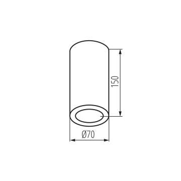 Fürdőszobai spotlámpa AQILO 1xE14/10W/230V IP65 antracit