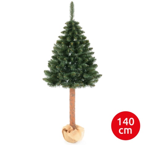 Karácsonyfa WOOD TRUNK 140 cm fenyő