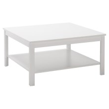 Kávésasztal 40x80 cm fehér