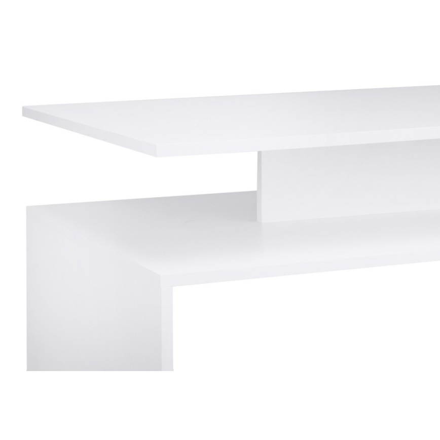 Kávésasztal DELCHI 45x90 cm fehér