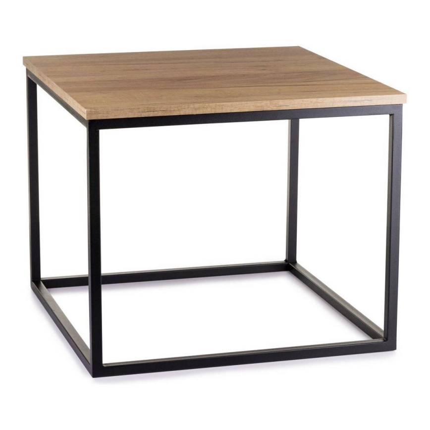 Kávésasztal KVADRATO 50x61 cm fekete
