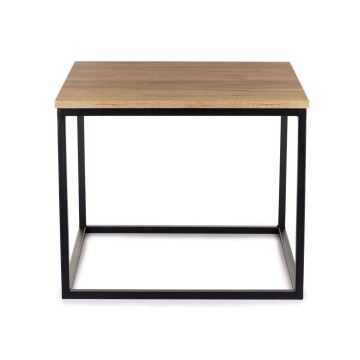 Kávésasztal KVADRATO 50x61 cm fekete