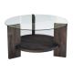 Kávésasztal MONDO 40x75 cm fenyő/átlátszó