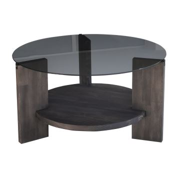 Kávésasztal MONDO 40x75 cm fenyő/fekete