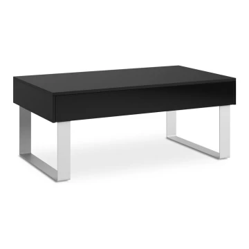 Kávésasztal PAVO 45x110 cm fényes fekete