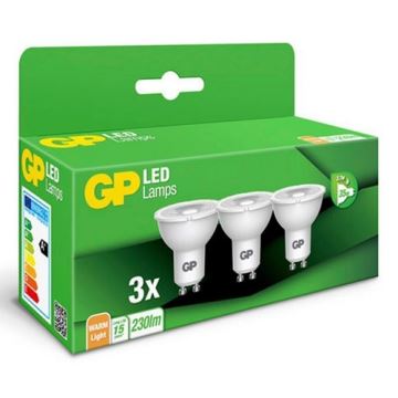 KÉSZLET 3x LED Izzó GU10/3,1W/230V 2700K - GP