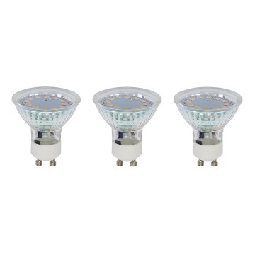 Készlet 3x LED Izzó GU10/3W - Briloner 0520-003