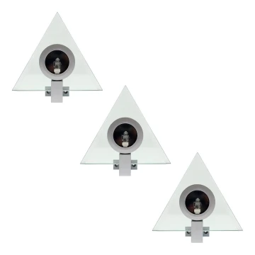 KÉSZLET 3x Spotlámpa PYRAMID 3xG4/20W/230V/12V