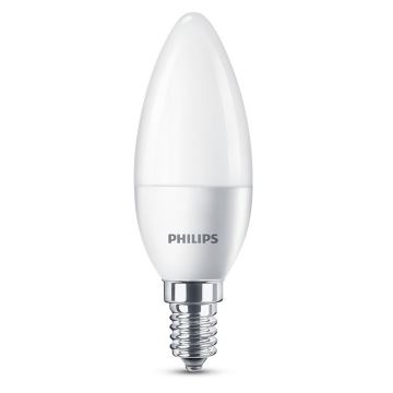 KÉSZLET 4x LED Izzó Philips E14/5,5W/230V 2700K