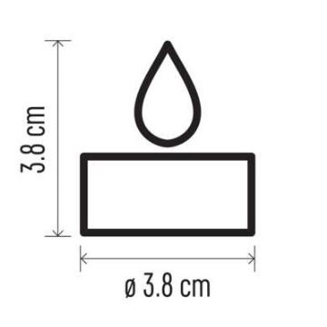 KÉSZLET 6x LED Karácsonyi dekoráció 6xLED/6xCR2032 arany