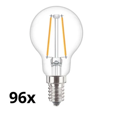 KÉSZLET 96x LED Izzó VINTAGE P45 E14/2W/230V 2700K