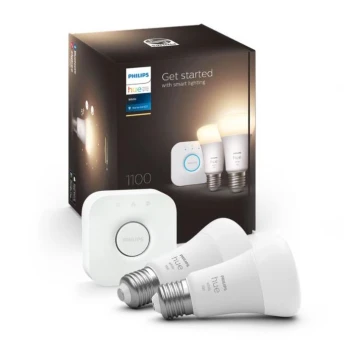 Kezdőkészlet Philips Hue WHITE 2xE27/9,5W 2700K + összekötő eszköz