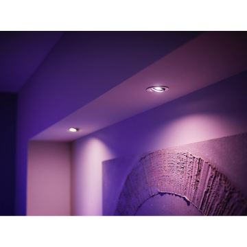 Keződkészlet Philips Hue WHITE AND COLOR AMBIANCE 3xGU10/4,3W 2000-6500K + összekötő eszköz