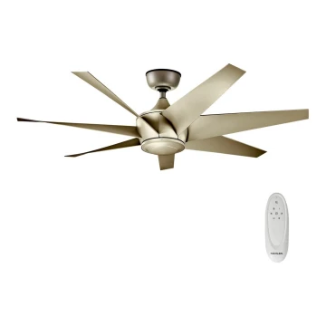 Kichler - Mennyezeti ventilátor LEHR IP44 átm. 137 cm + távirányítás