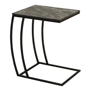 Kisasztal 65x35 cm fekete