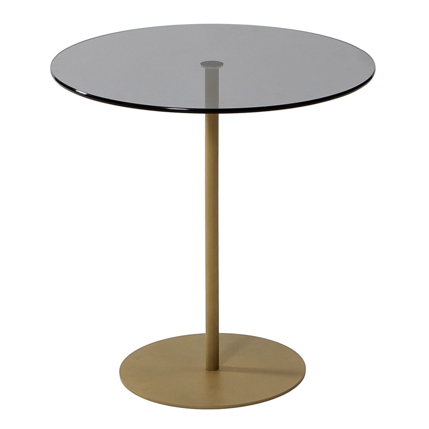 Kisasztal CHILL 50x50 cm arany/fekete