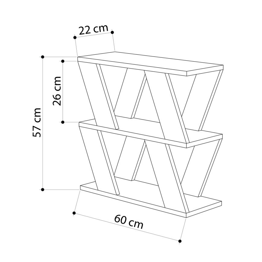 Kisasztal LAZENA 57x60 cm bézs