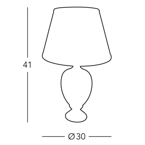 Kolarz 0094.70S - Asztali lámpa DAMASCO 1xE27/60W/230V