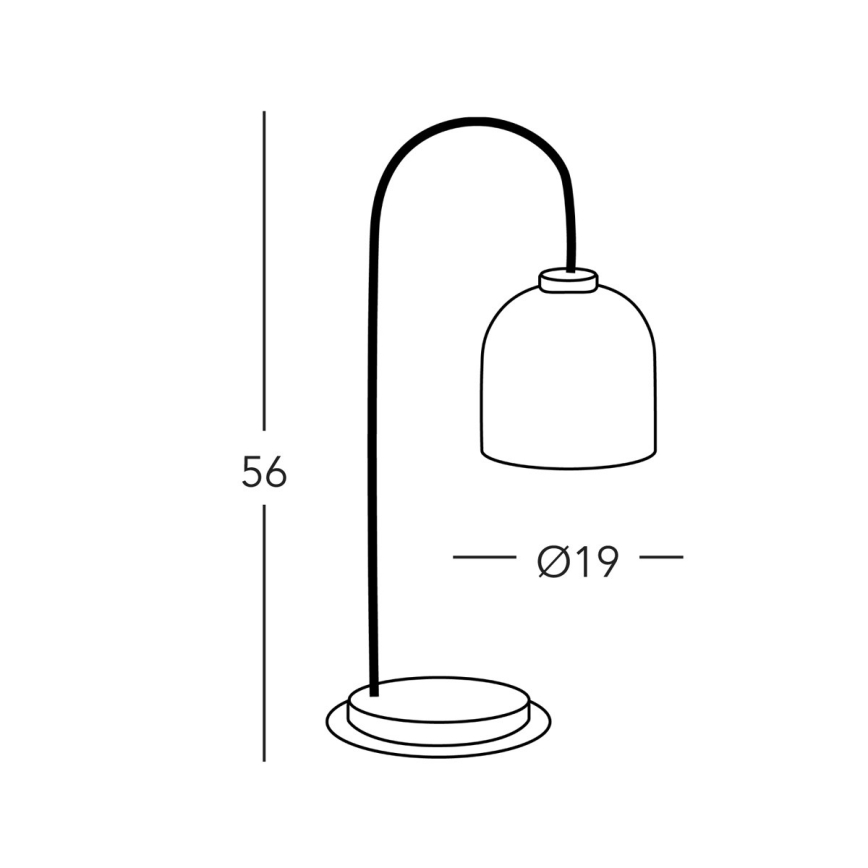 Kolarz A1352.71.W - Asztali lámpa NONNA 1xE27/60W/230V tölgy/fehér