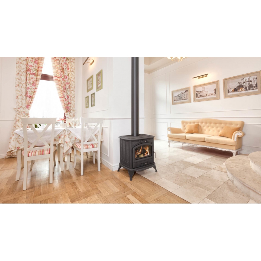 Kratki - Öntöttvas kandalló kályha 8kW 150mm