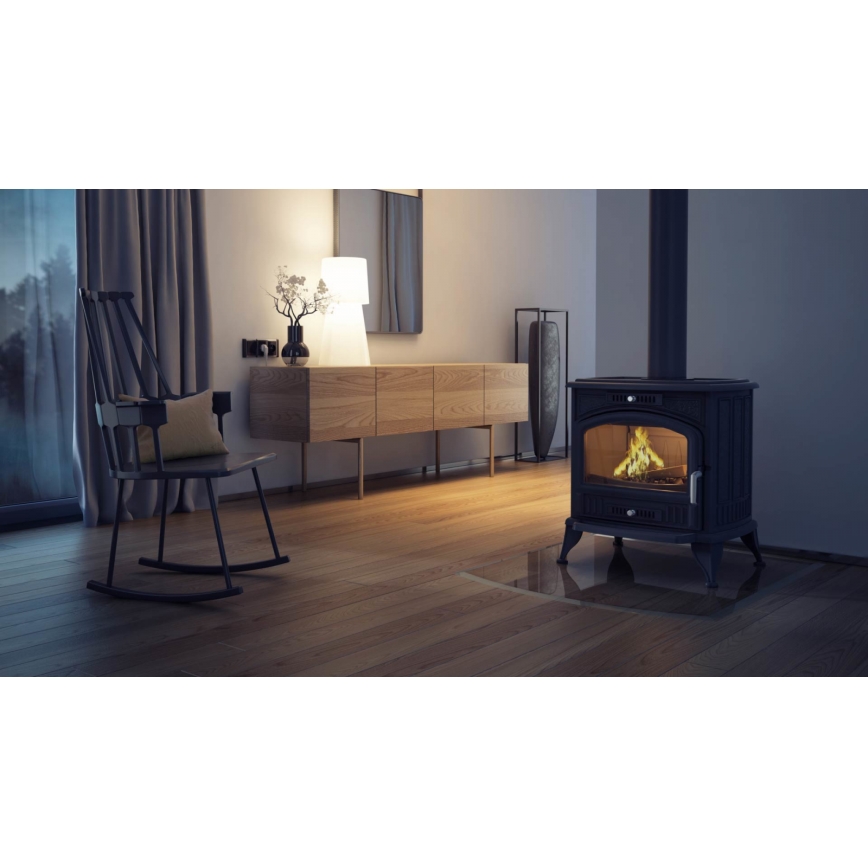 Kratki - Öntöttvas kandalló kályha 8kW 150mm