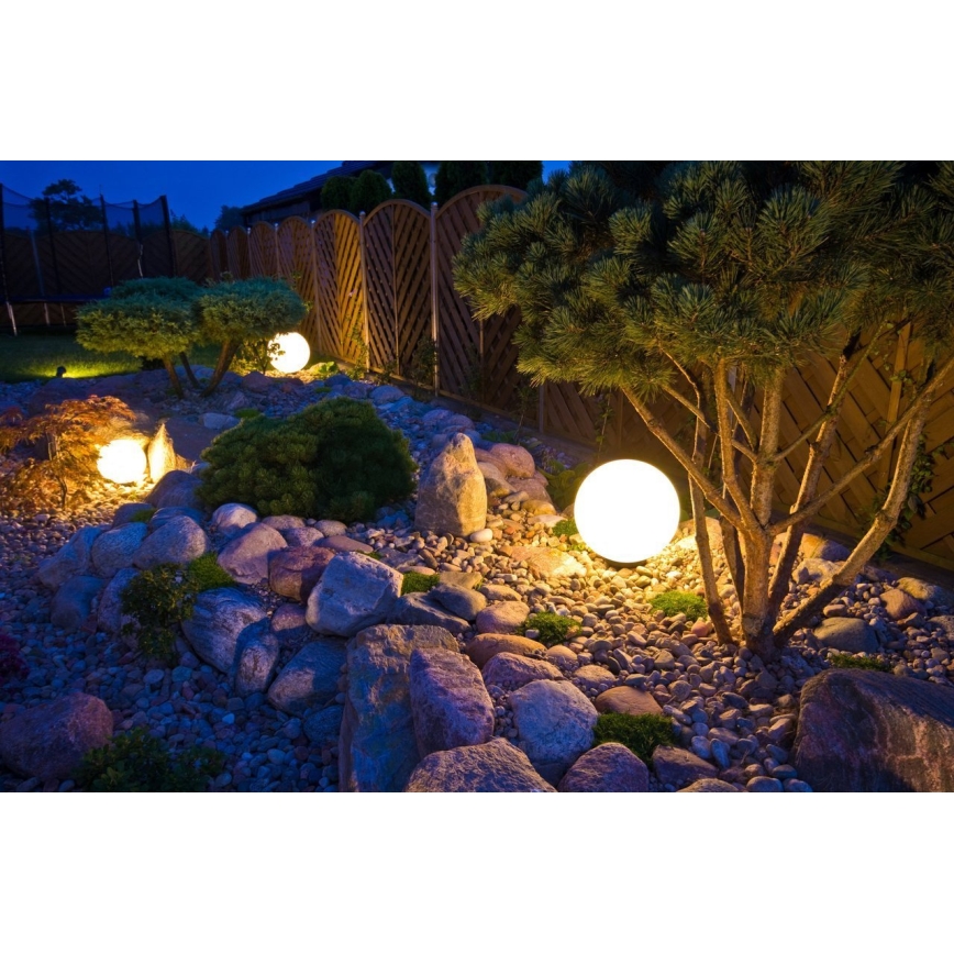 Kültéri dekoratív lámpa GARDEN BALL 1xE27/40W/230V IP65 á. 28 cm