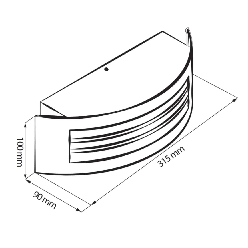 Kültéri lámpa SITOM 1xE27/14W/230V