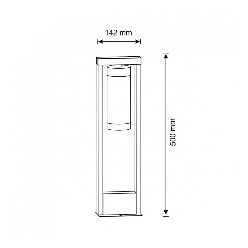 Kültéri lámpa SPECTRA 1xE27/10W/230V IP44 50 cm