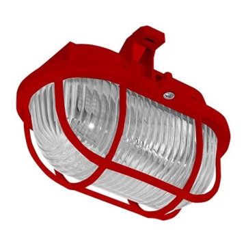 Kültéri mennyezeti lámpa OVAL 1xE27 / 60W / 230V IP44