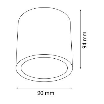 Kültéri spotlámpa OHIO 1xGU10/10W/230V IP54 fekete