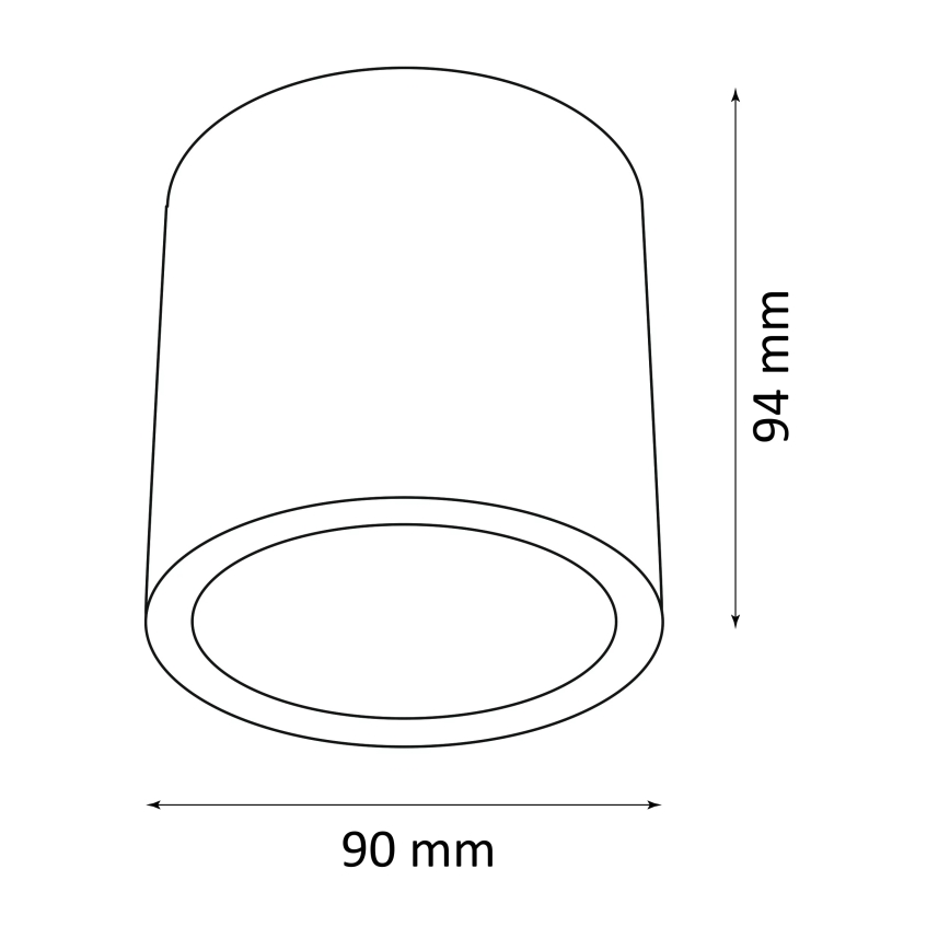 Kültéri spotlámpa OHIO 1xGU10/10W/230V IP54 fekete