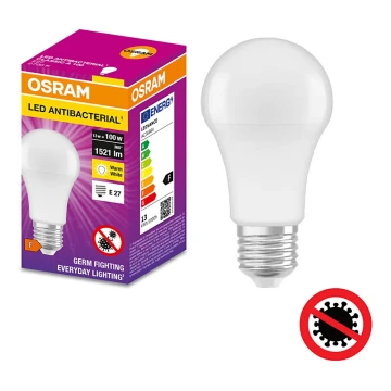 LED Antibakteriális izzó A100 E27/13W/230V 2700K - Osram