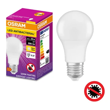 LED Antibakteriális izzó A60 E27/8,5W/230V 2700K - Osram