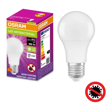 LED Antibakteriális izzó A60 E27/8,5W/230V 4000K - Osram