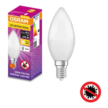 LED Antibakteriális izzó B40 E14/4,9W/230V 2700K - Osram