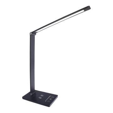 LED Asztali lámpa vezeték nélküli töltéssel VARIO LED/5W/230V 3000-6000K fekete