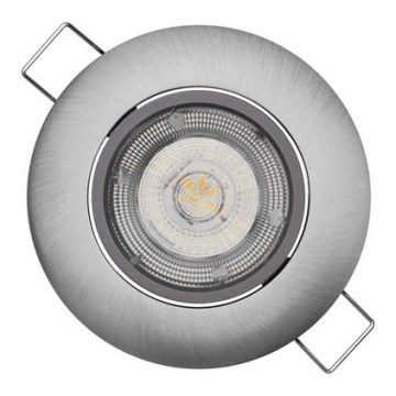 LED Beépíthető lámpa EXCLUSIVE 1xLED/5W/230V 3000 K ezüst