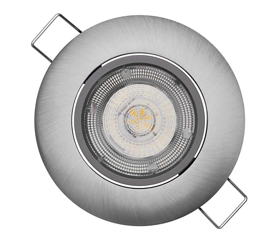 LED Beépíthető lámpa EXCLUSIVE 1xLED/5W/230V 4000 K ezüst