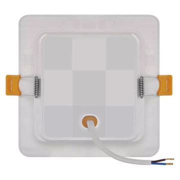 LED Beépíthető lámpa LED/9W/230V 12x12 cm fehér