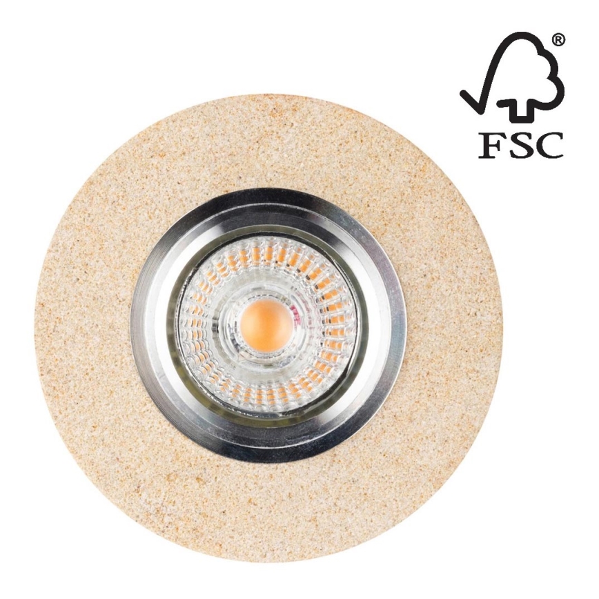 LED Beépíthető lámpa VITAR 1xGU10/5W/230V CRI 90 homokkő – FSC igazolt