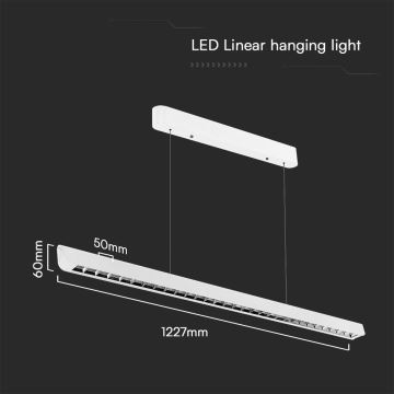 LED Csillár zsinóron LED/36W/230V 3000/4000/6400K fehér