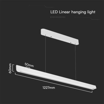 LED Csillár zsinóron LED/36W/230V 3000/4000/6400K fehér