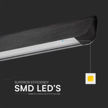 LED Csillár zsinóron LED/36W/230V 3000/4000/6400K fekete