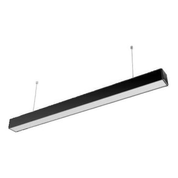 LED Csillár zsinóron LED/40W/230V 120cm fekete