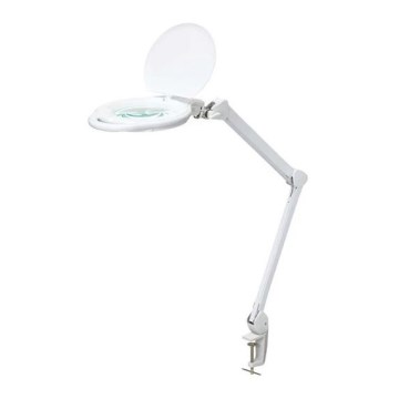 LED Dimmelhető asztali lámpa nagyítóval LED/10W/230V fehér